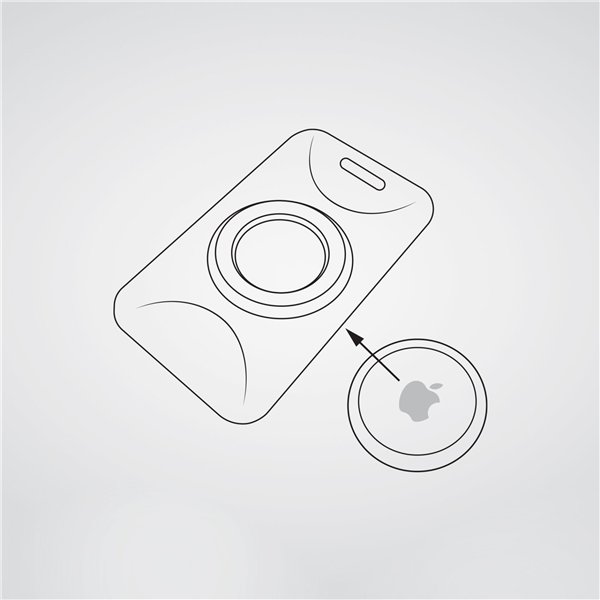 KeySmart SlimCard for AirTag 2er Pack Black