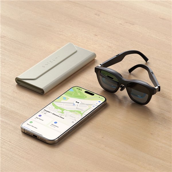 Satechi Vegan-Leather FindAll Glasses Case Sand