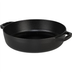 Staub Bräter Chistera 28 cm schwarz, Gusseisen 2
