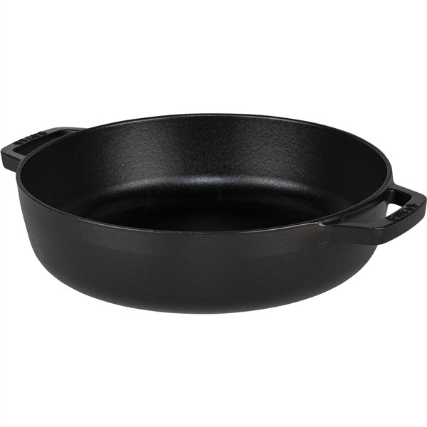 Staub Bräter Chistera 28 cm schwarz, Gusseisen