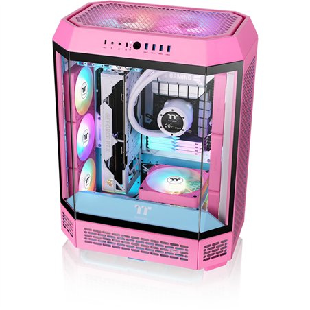 Thermaltake CT140 EX ARGB Sync PC Cooling Fan Bubble Pink 3Pack
