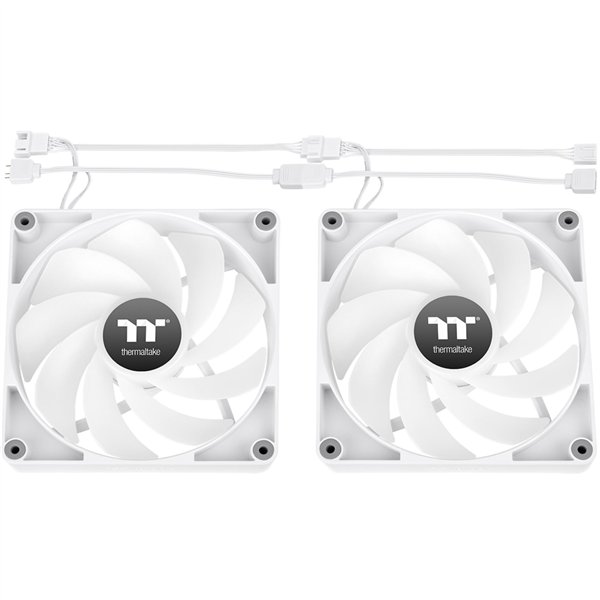 Thermaltake CT120 Reverse ARGB Sync PC Cooling Fan White 2 Pack