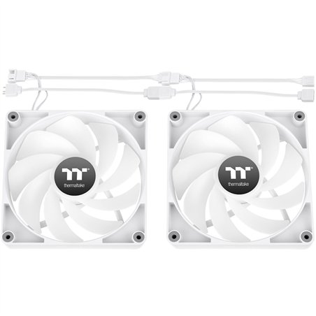 Thermaltake CT120 Reverse ARGB Sync PC Cooling Fan White 2 Pack