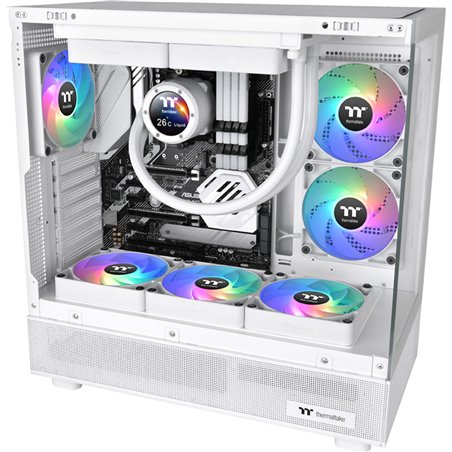 Thermaltake CT120 Reverse ARGB Sync PC Cooling Fan White 2 Pack
