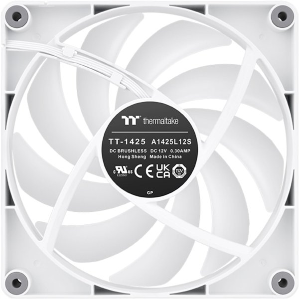 Thermaltake CT140 Reverse ARGB Sync PC Cooling Fan White 2 Pack