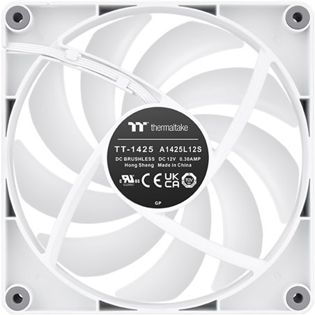 Thermaltake CT140 Reverse ARGB Sync PC Cooling Fan White 2 Pack