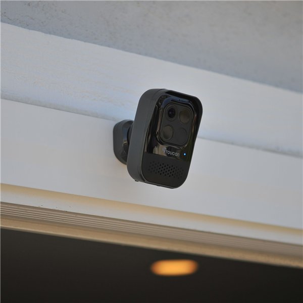 Toucan telecamera di sicurezza PRO wireless con sensore movim.