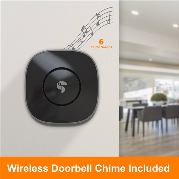 Toucan Wireless Video Doorbell with Chime V3