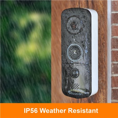 Toucan Wireless Video Doorbell with Chime V3