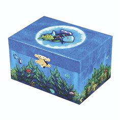 Trousselier portagioie c. musica arcobaleno, pesce, luce notturna