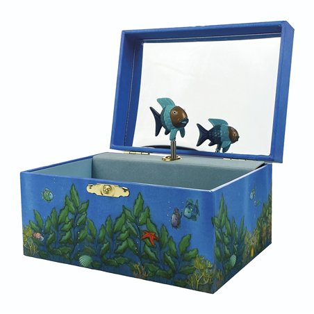 Trousselier portagioie c. musica arcobaleno, pesce, luce notturna