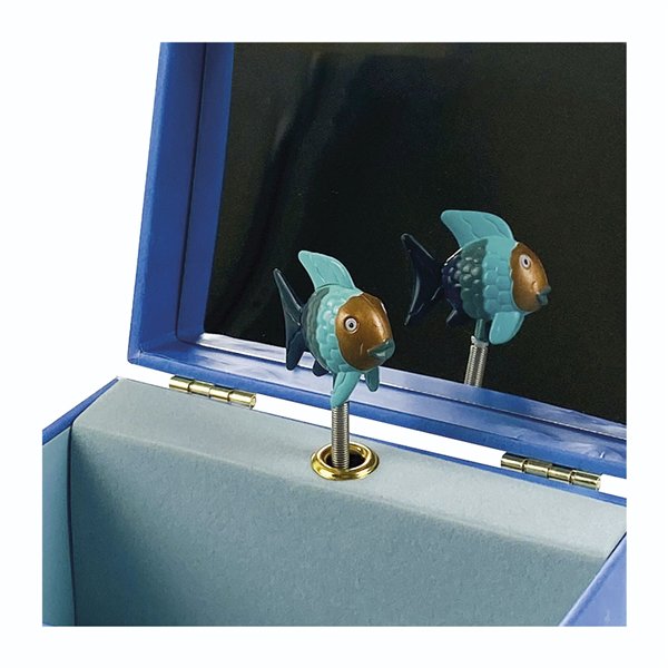 Trousselier portagioie c. musica arcobaleno, pesce, luce notturna