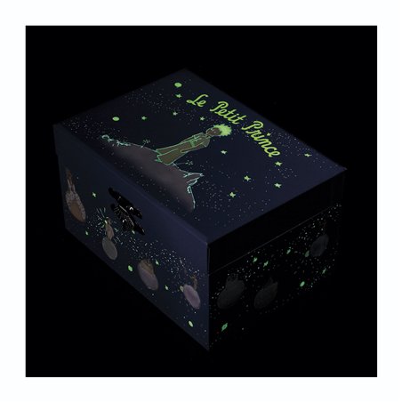 Trousselier portagioie c. musica piccolo Principe, blu,luce nott.