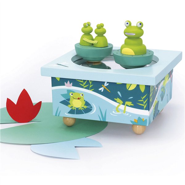 Trousselier carillon con rane danzanti