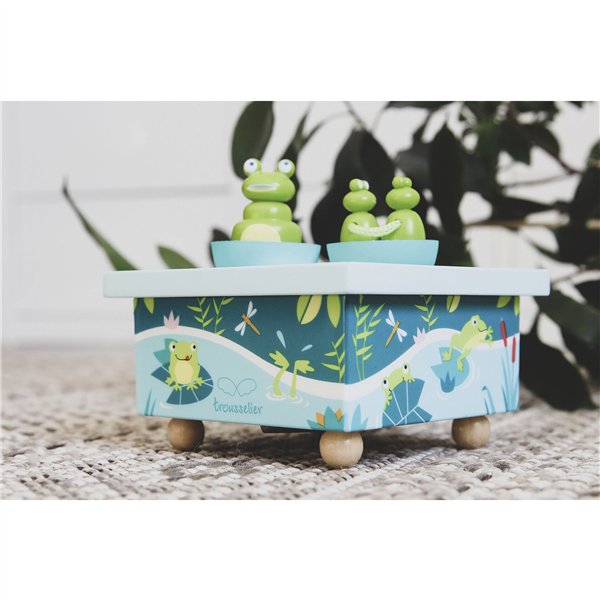 Trousselier carillon con rane danzanti