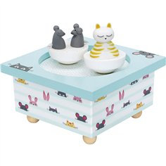 Trousselier carillon con gatto e topo danzanti