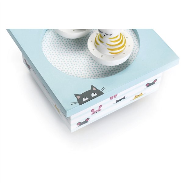 Trousselier carillon con gatto e topo danzanti