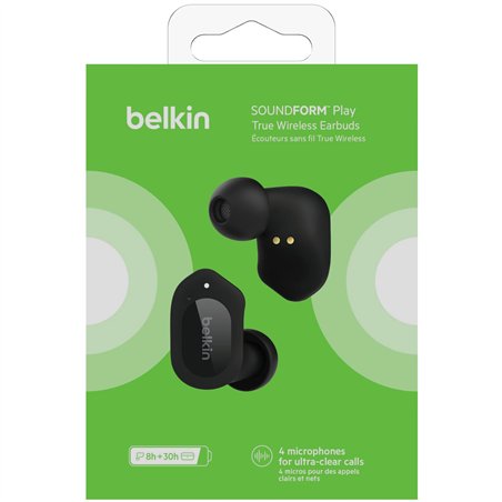 Belkin Soundform Play nero True Wireless In-Ear  AUC005btBK