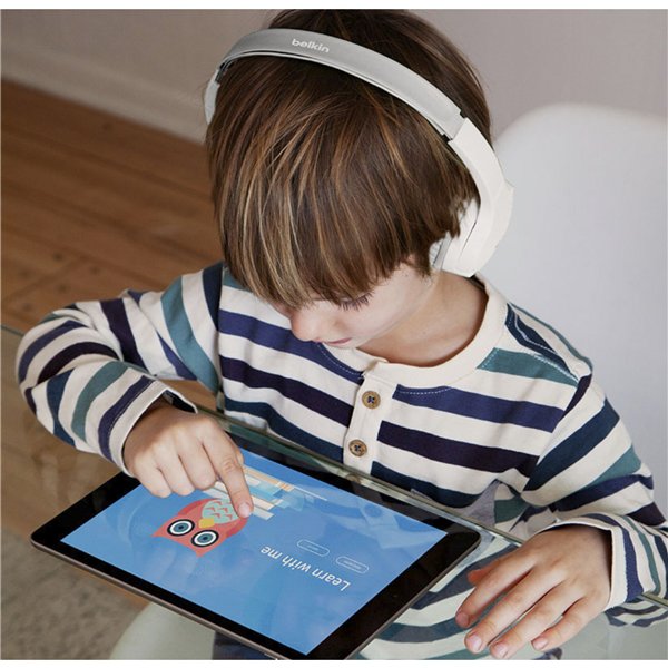 Belkin Soundform Mini-On-Ear cuffia bambini bianco AD002btWH