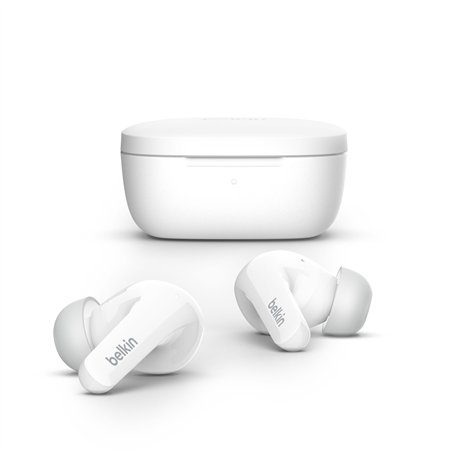 Belkin Soundform Flow ANC In-Ear cuffia wireless bian. AUC006BTWH