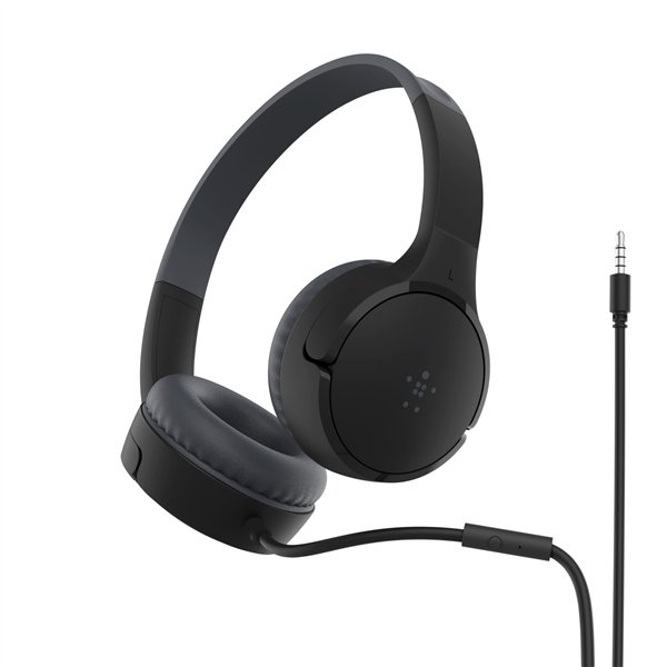 Belkin Soundform Mini On-Ear ne. cuffia da bamb. cavo AUD004btBK