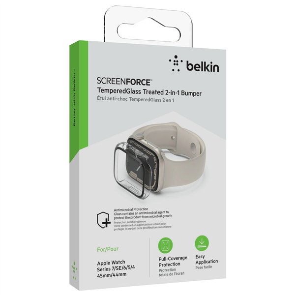 Belkin Temp.Curve prot. sch. 360 Apple Watch 4-9/SE 44/45mm tras.