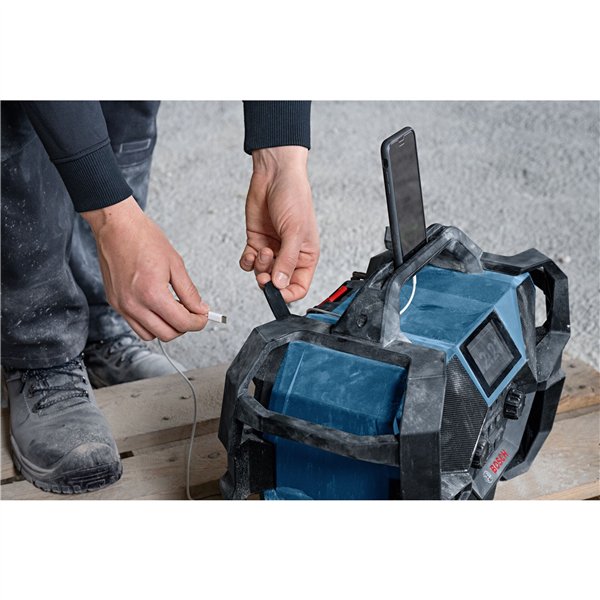 Bosch GPB 18VH-6 SRC radio da cantiere a batt.