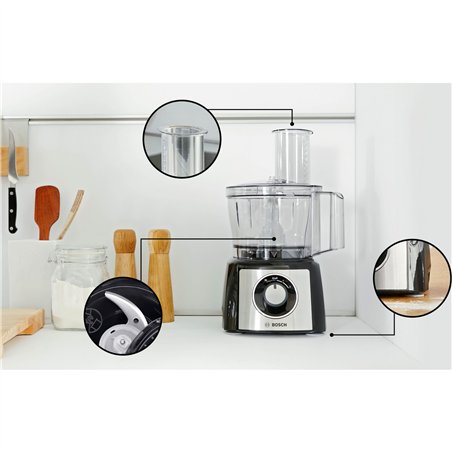 Bosch MCM 3PM386 Foodprocessor MultiTalent 3 nero