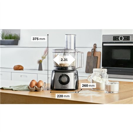 Bosch MCM 3PM386 Foodprocessor MultiTalent 3 nero