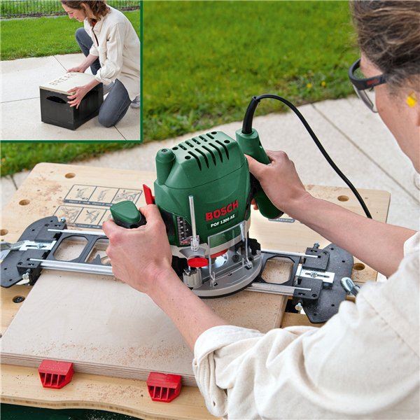 Bosch fresa vertic. POF 1200 AE