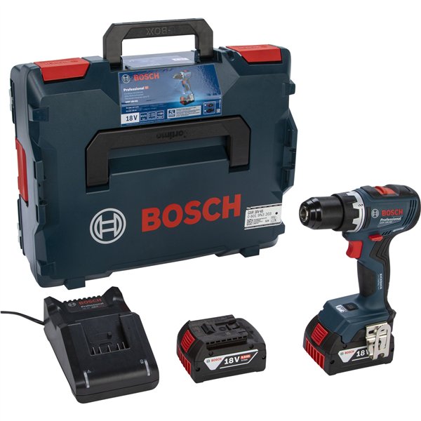 Bosch GSR 18V-65 2x 5,0Ah trapano avvitatore a batteria