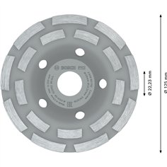 Bosch PRO Concrete Cup Wheel,50x 125,22,23m 2