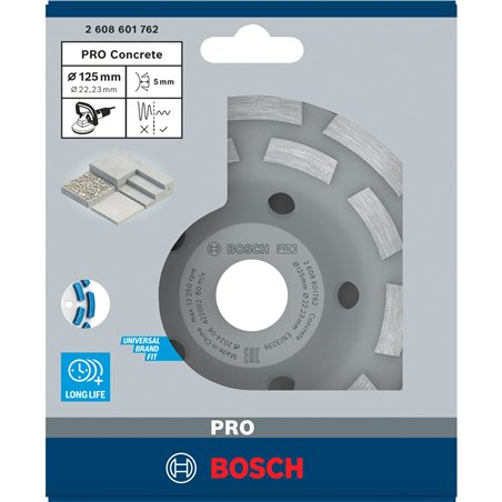 Bosch PRO Concrete Cup Wheel,50x 125,22,23m