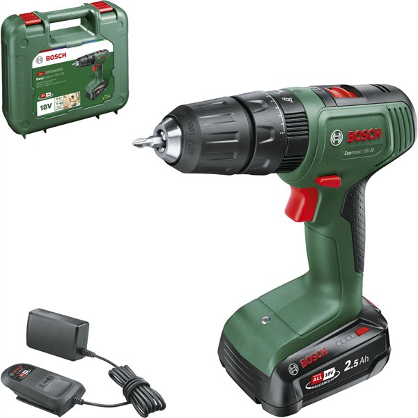 Bosch EasyImpact 18V-38 kit trapano avvit. percuss. a batt.