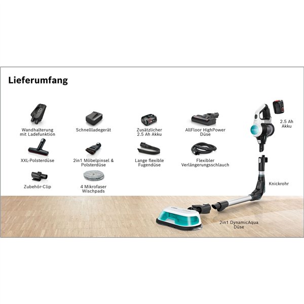 Bosch BSS 712XHYG Unlimited 7, ProHygienic Aqua