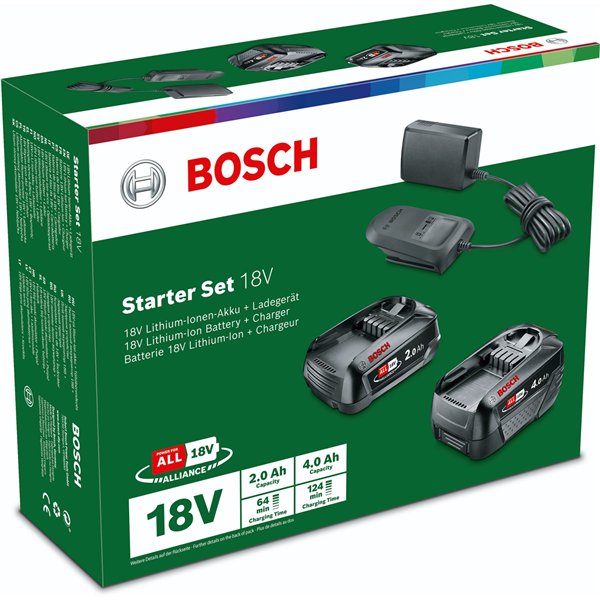 Bosch Starter-Set 18 V 2Ah + 4Ah + AL18V-20 EU