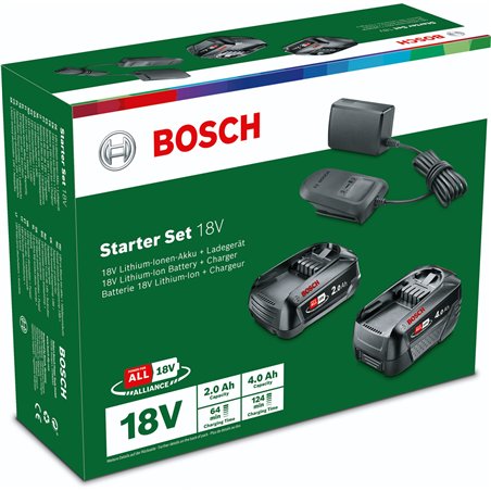 Bosch Starter-Set 18 V 2Ah + 4Ah + AL18V-20 EU