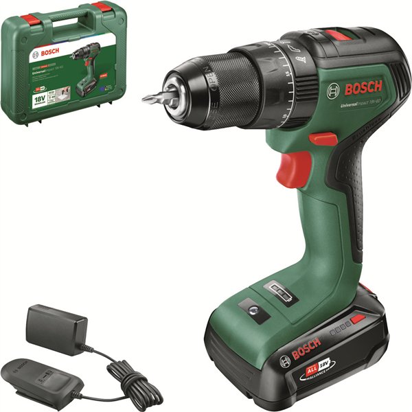 Bosch UniversalImpact 18V-60 Akku-Schlagbohrmaschine
