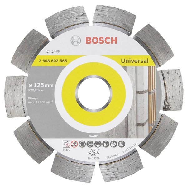 Bosch disco diamantato Expert per Universal 125mm 22,23mm