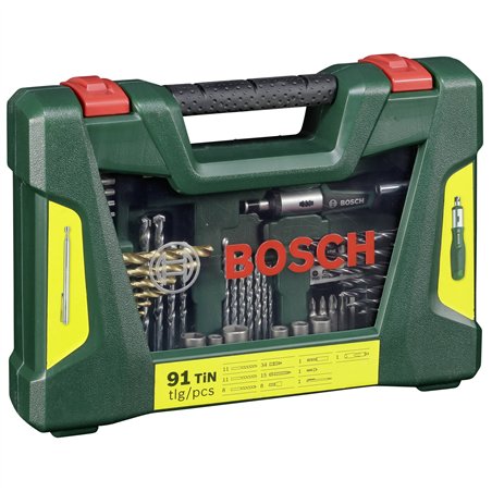 Bosch trapano V-Line Titanium + set di punte 91 pz.