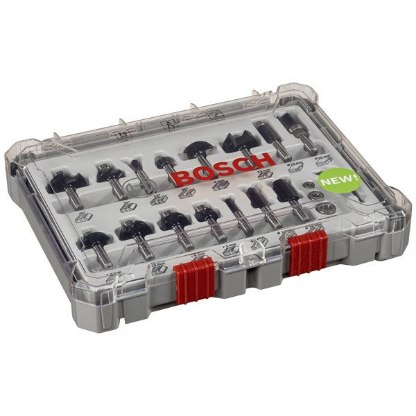 Bosch set frese Mixed 15 pezzi