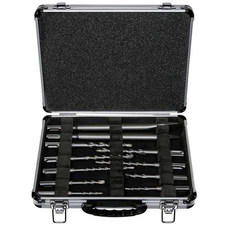 Bosch set di punte e scalpelli SDS-Plus 11 pz. in valigetta