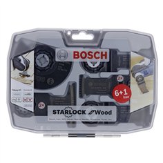 Bosch Best of Wood Starlock-Set per legno e metallo 7 pz.