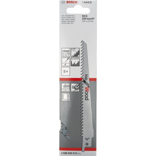 Bosch 5 lama sega gattuccio S 644 D