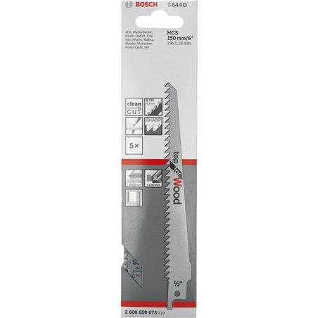 Bosch 5 lama sega gattuccio S 644 D