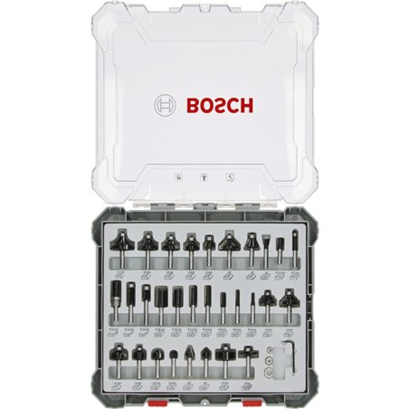 Bosch 30 pz. set frese miste 6mm codolo
