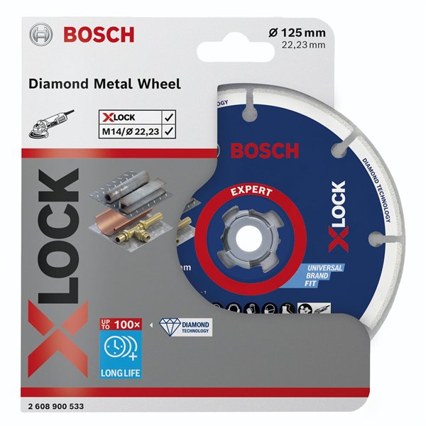 Bosch X-LOCK dischi diamantati 125x22.23mm