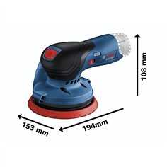 Bosch GEX 12V-125 Professional Levigatrice orbitale a batteria 2