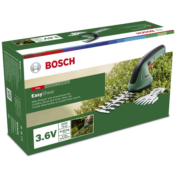 Bosch EasyShear cesoia da giardinaggio a batt.