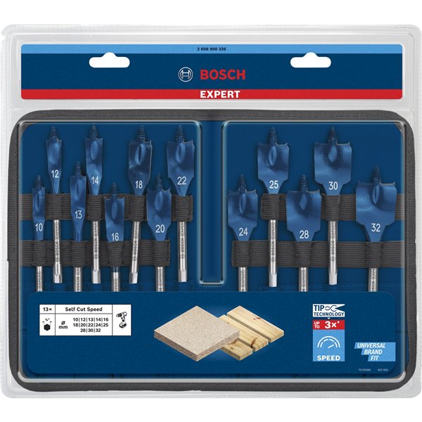 Bosch EXPERT SELFCUT Speed Bo. set 13pz 10-32mm